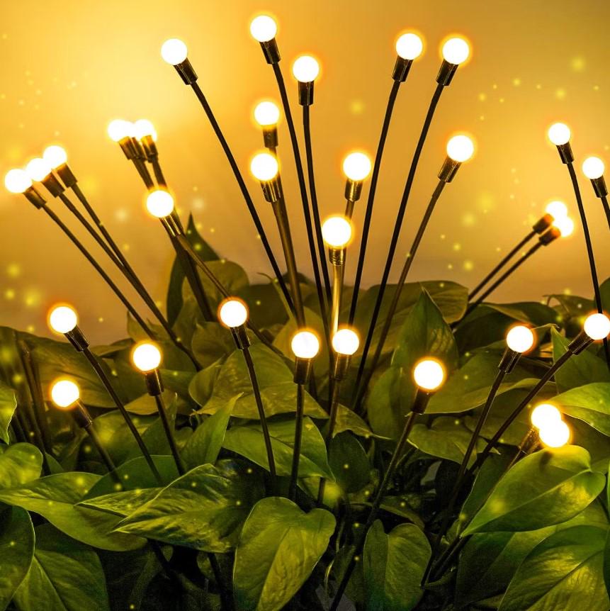 Фонарь на солнечной батарее садовый Светлячки 6 LED в грунт 70 см Теплый Белый (EX-sv6led-ww) - фото 2 Фонарь на солнечной батарее садовый Светлячки 6 LED в грунт 70 см Теплый Белый (EX-sv6led-ww) - фото 2