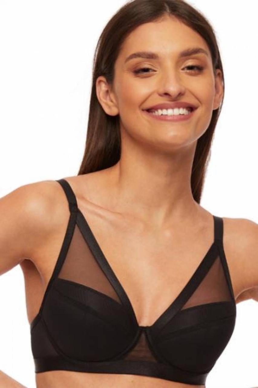 Бюстгальтер push-up із вкладишами Kinga PU-750 czarny 75D Чорний (1979415386)