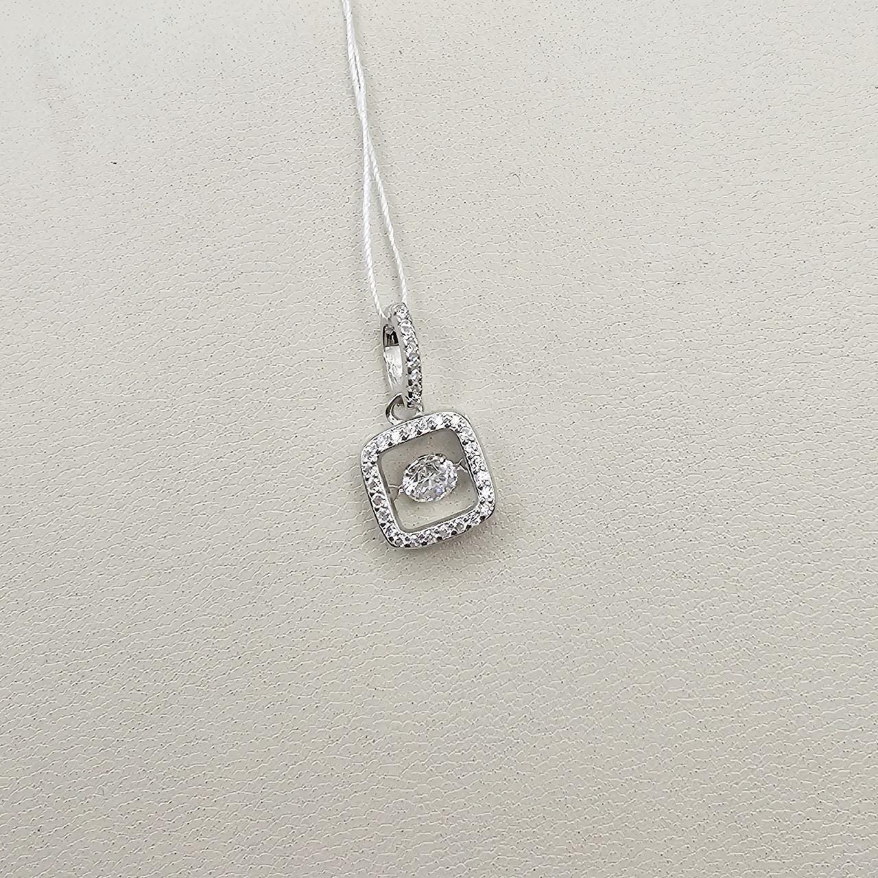 Серебряный кулон с кубическим цирконием Нежность 1,4 г (3009700328)