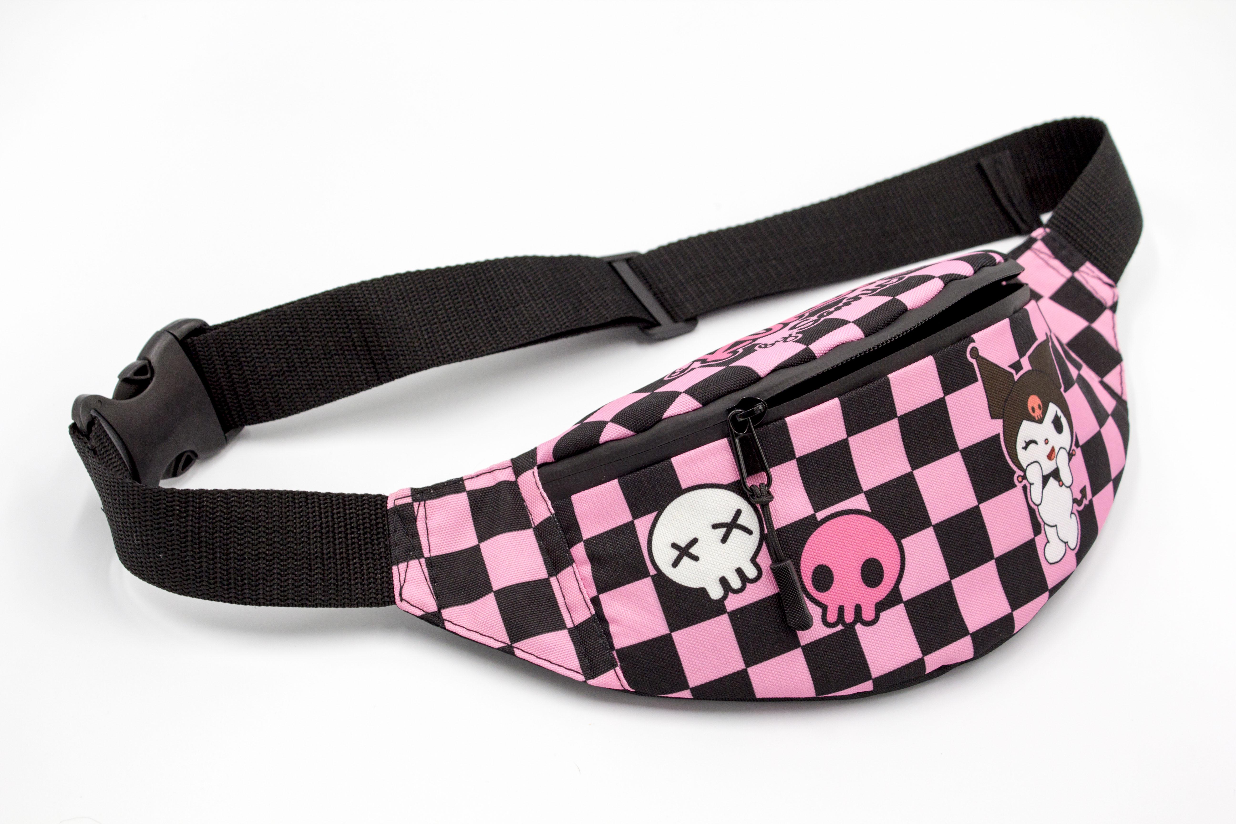 Сумка бананка Курумі Рожевий (BM-007) - фото 3 Сумка бананка Курумі Рожевий (BM-007) - фото 3