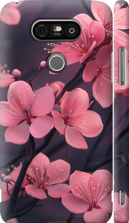 Чехол на LG G5 H860 Пурпурная сакура (6075m-348-42517)