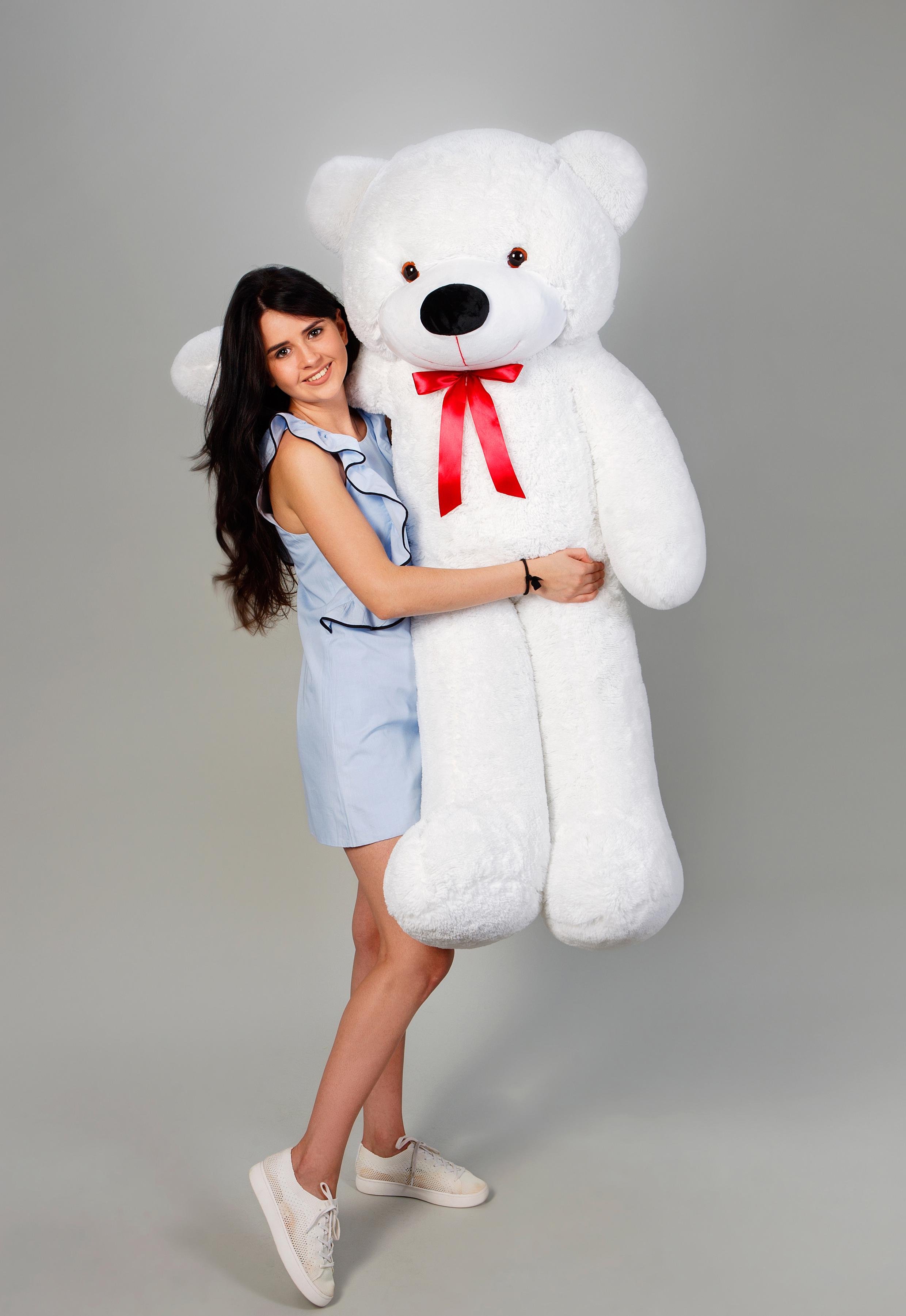 Медведь плюшевый HappyDays Рафаэль 1,6 м Белый (Raf16001)