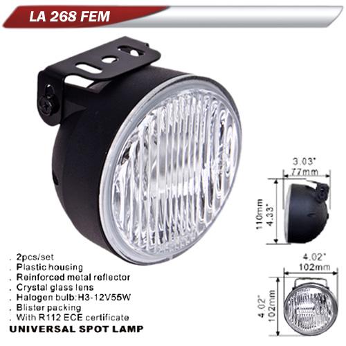 Фара дополнительная DLAA 268FEM-W H3-12V-55W D 102 мм (37651)