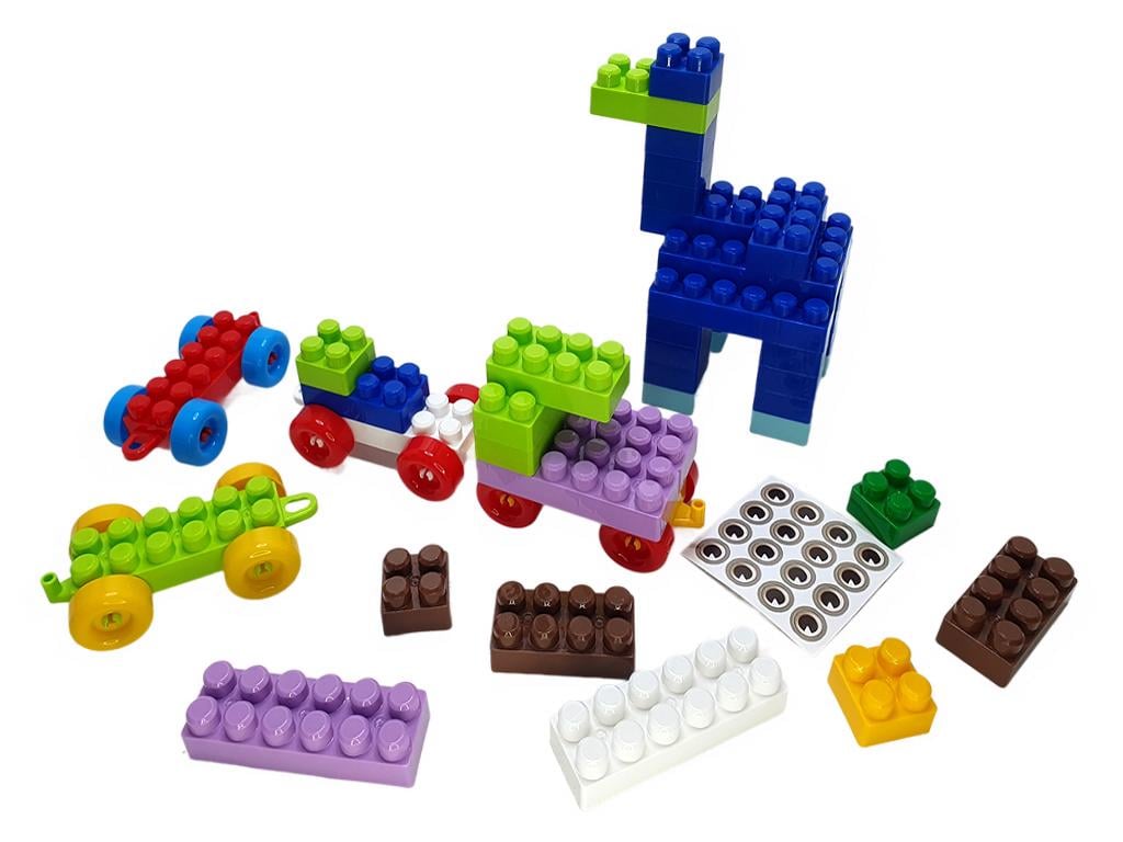 Конструктор дитячий Doloni Toys у контейнері з пластику 335 дет. Різнокольоровий (150-98-013999/01) - фото 5