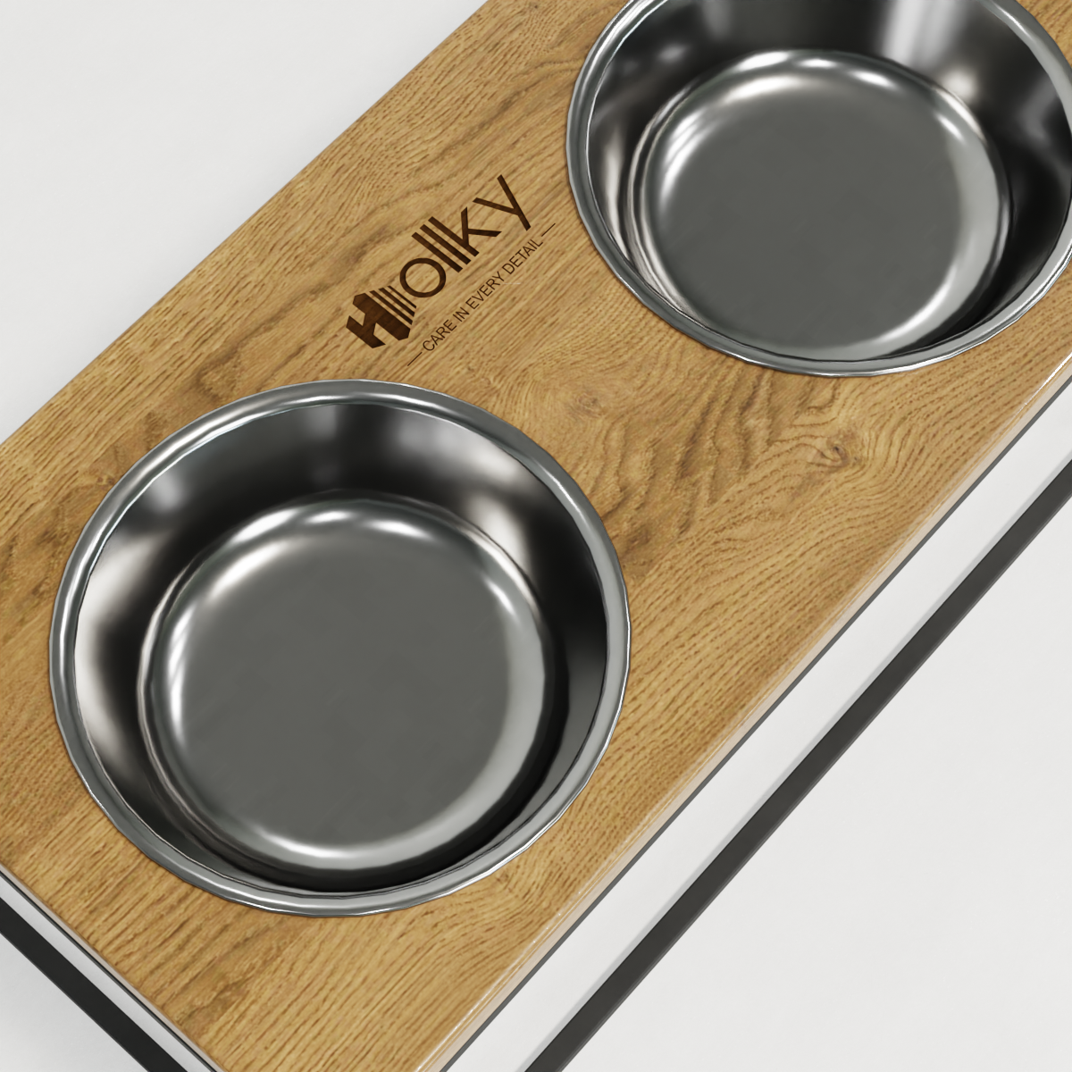 Миски на подставке для больших собак Hollky Base XL20 2х1,8 л (BXL20-522620-GRNT) - фото 8 Миски на подставке для больших собак Hollky Base XL20 2х1,8 л (BXL20-522620-GRNT) - фото 8