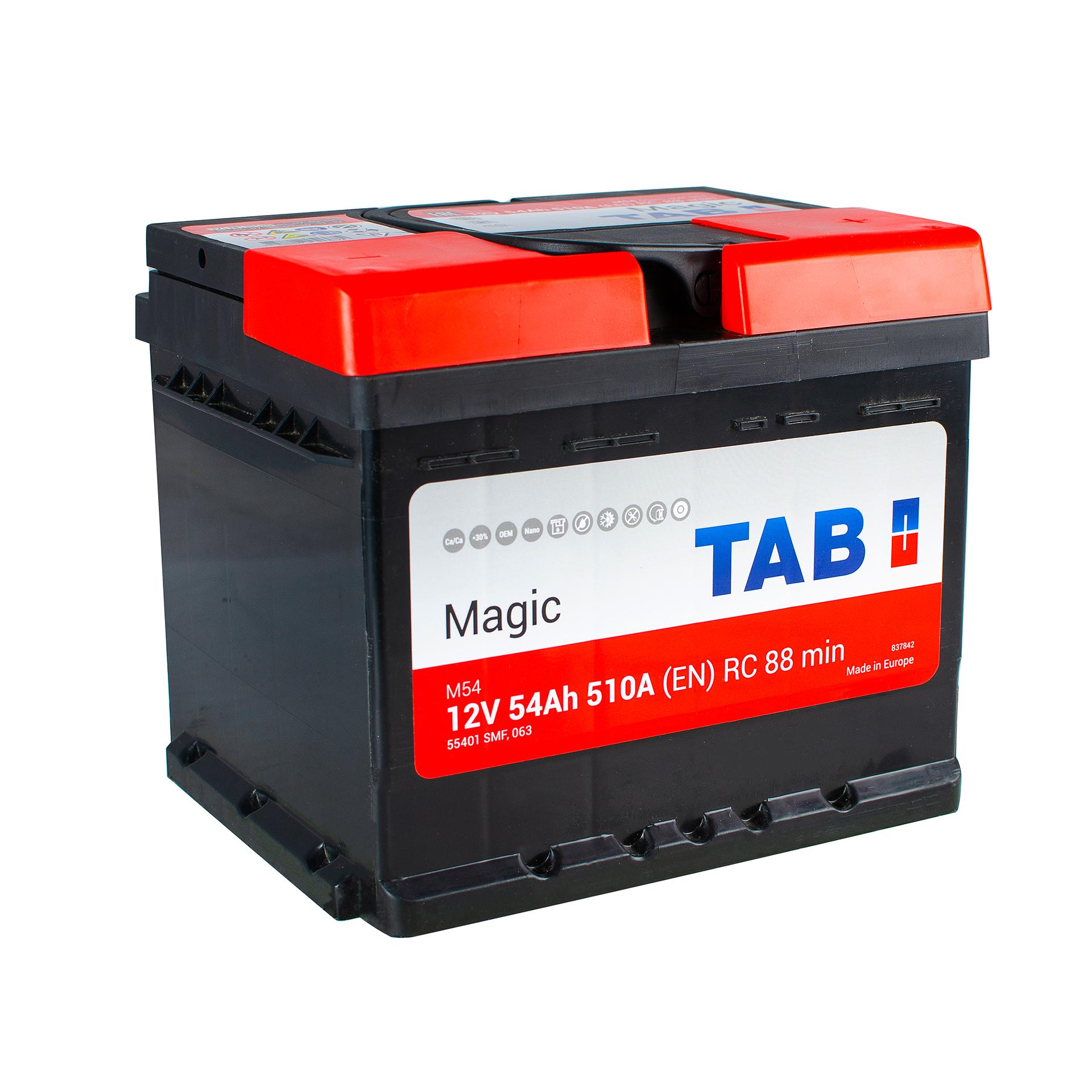 Акумулятор Tab Magic 0 Euro 54 Ah/12 V - фото 1