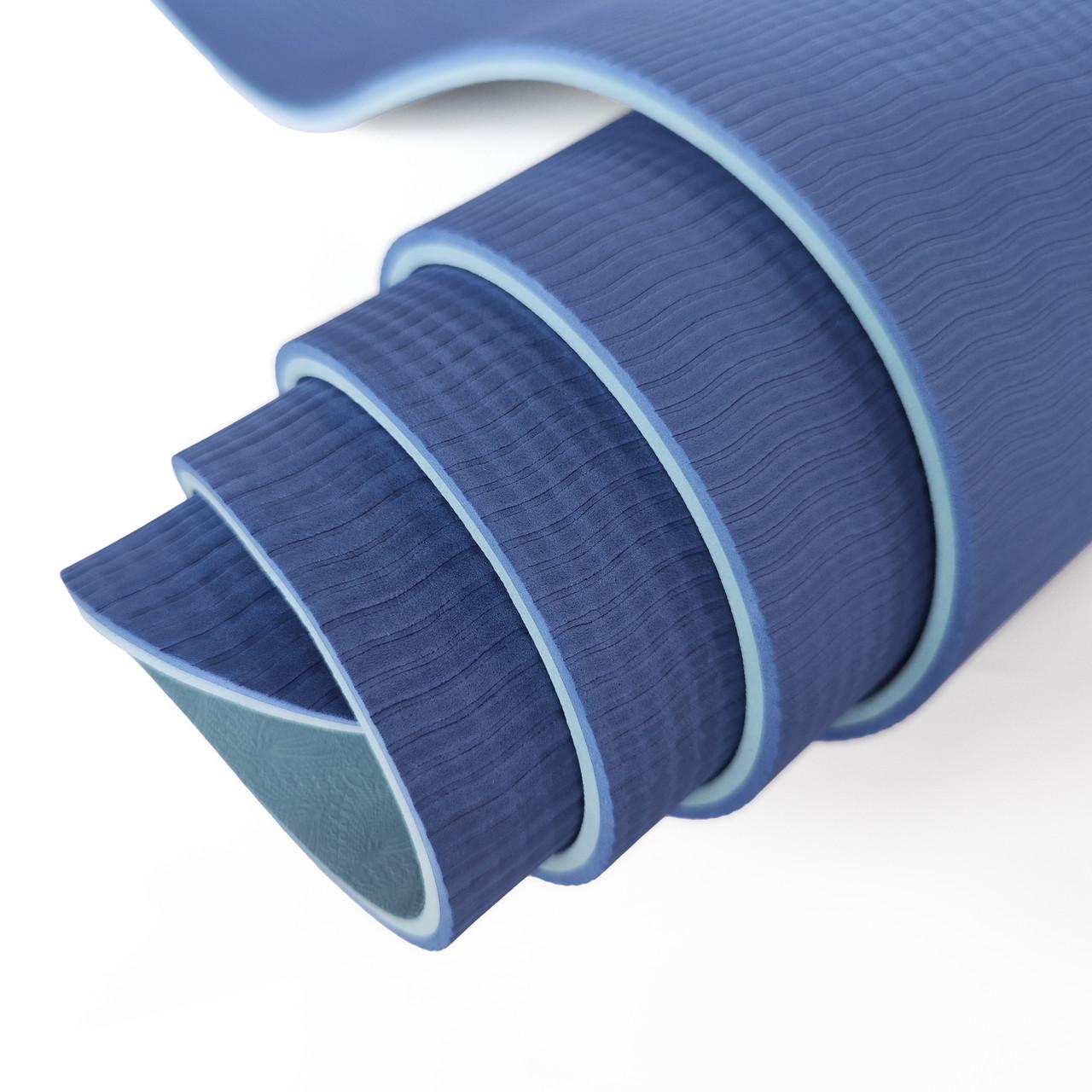 Коврик для фитнеса и йоги Gemini Pro GE-6LBL TPE/TC 6 мм (14729320) - фото 3 Коврик для фитнеса и йоги Gemini Pro GE-6LBL TPE/TC 6 мм (14729320) - фото 3