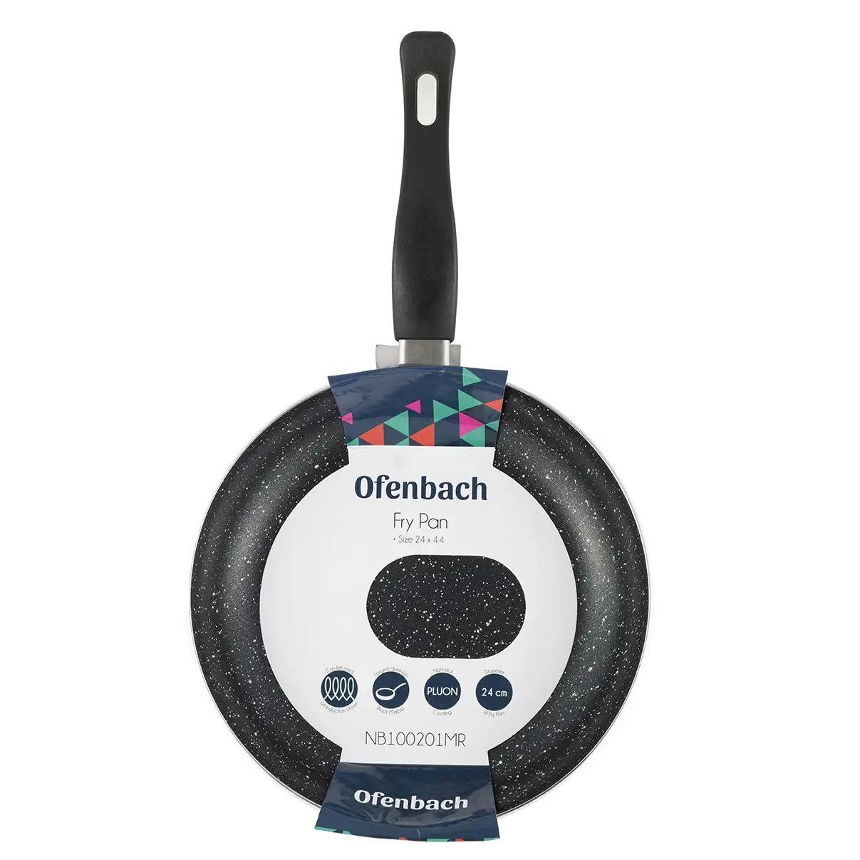 Сковорода Ofenbach из алюминия с мраморным покрытием 24 см (KM-102410201MR)