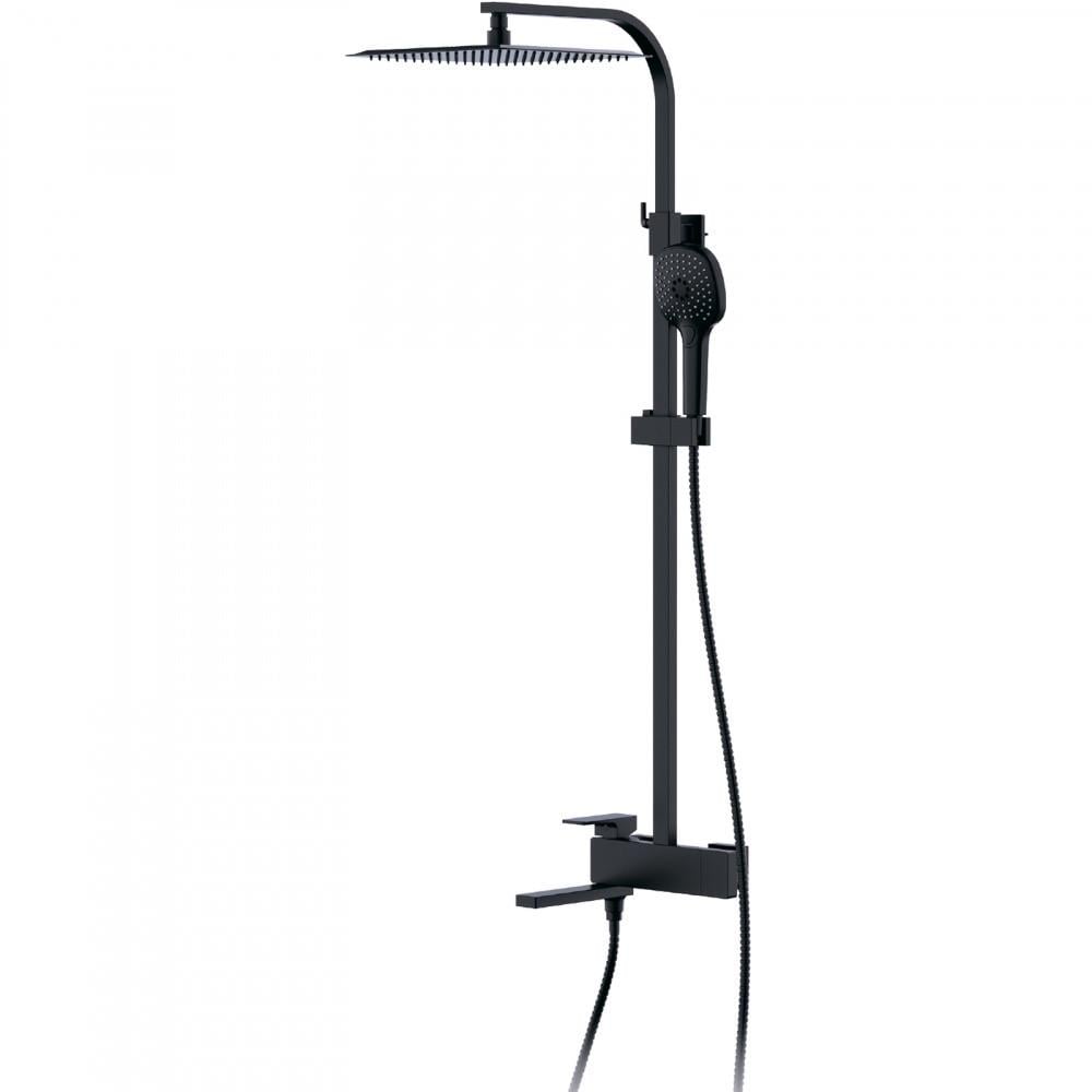 Душевая система FAOP A2409-6 излив-переключатель на лейку 3-режима Черный Душевая система FAOP A2409-6 излив-переключатель на лейку 3-режима Черный