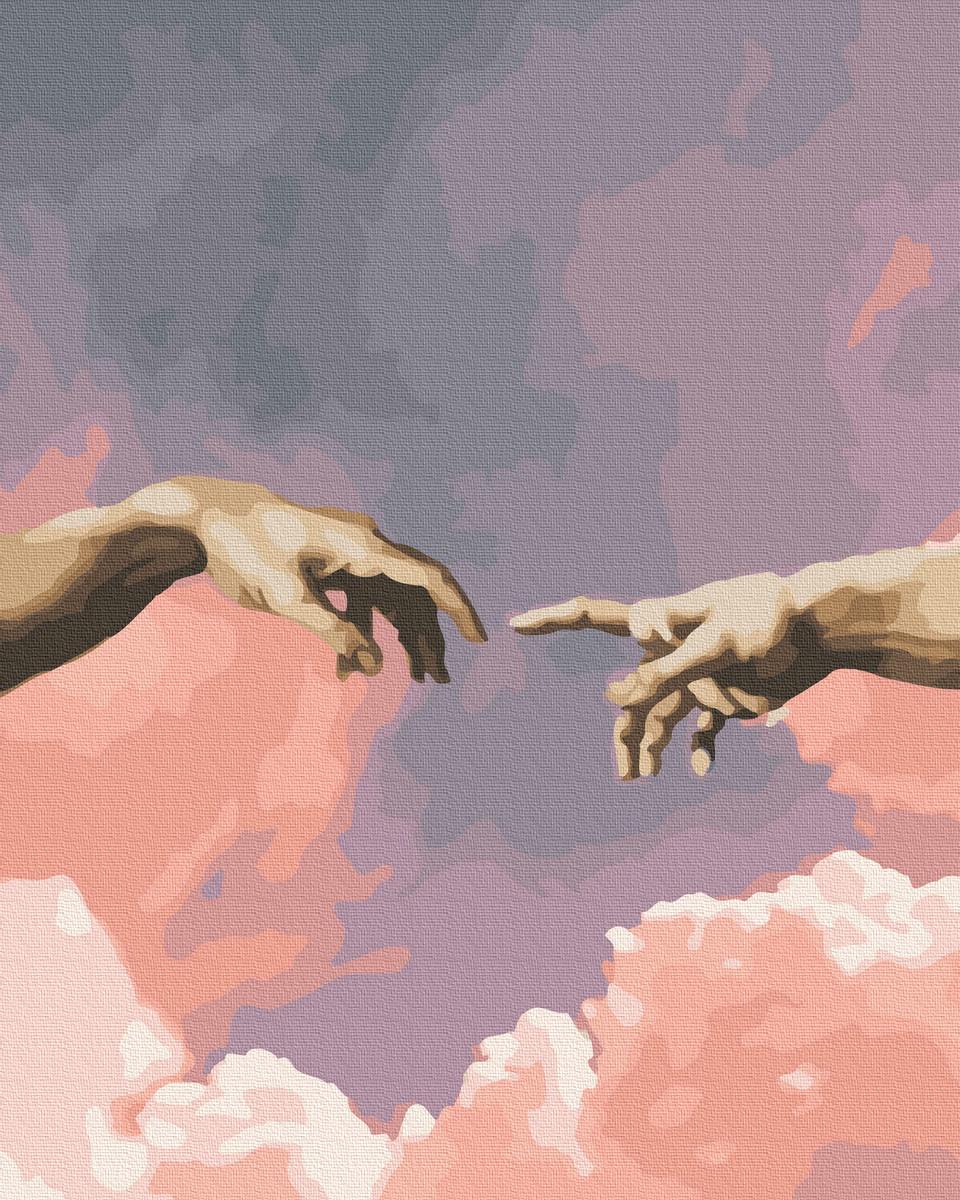 Картина по номерам Создание Адама 40х50 (GX40913)