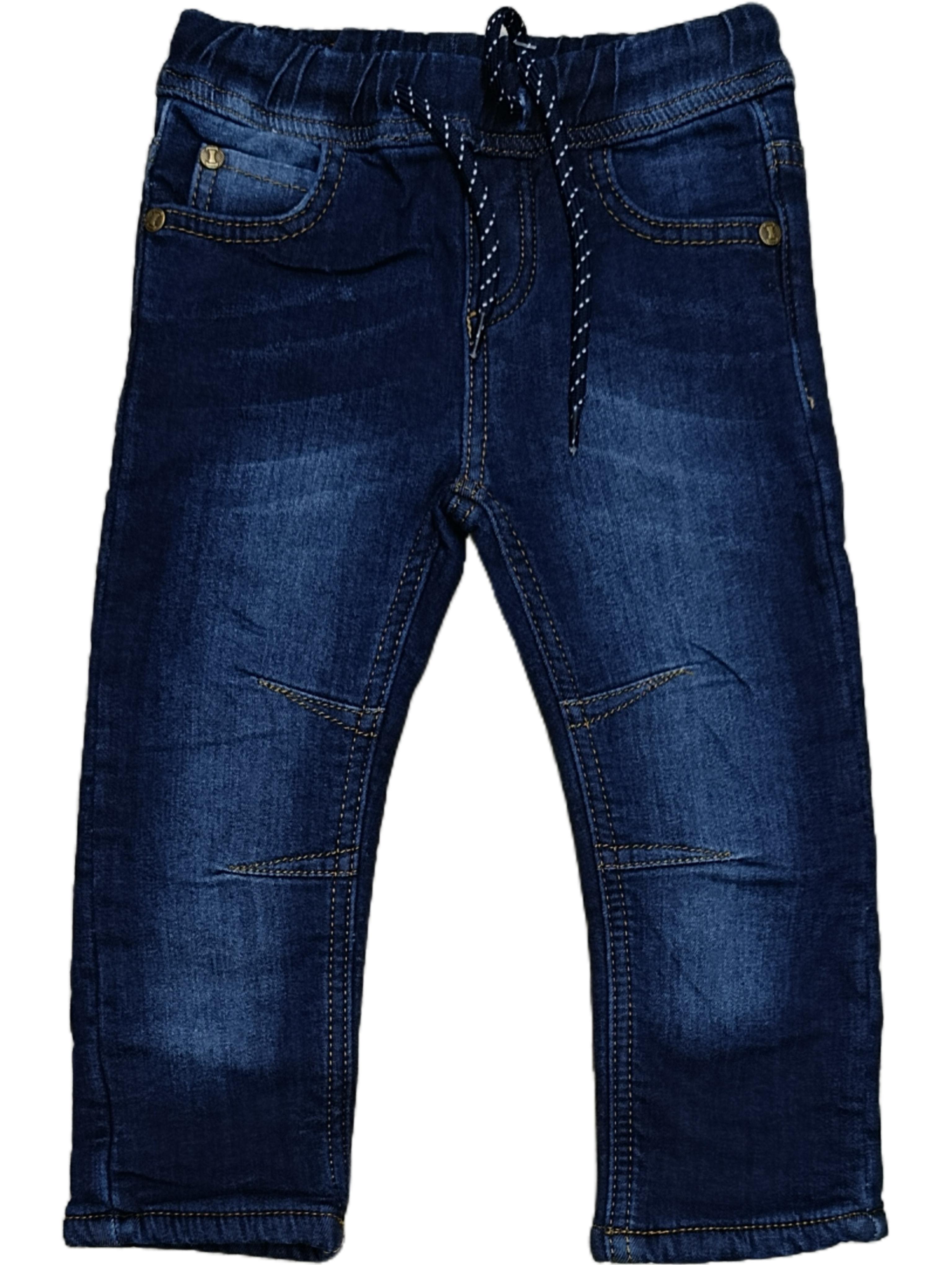 Джинси на флісі для хлопчиків Bembi ШР 549 86 см Синій