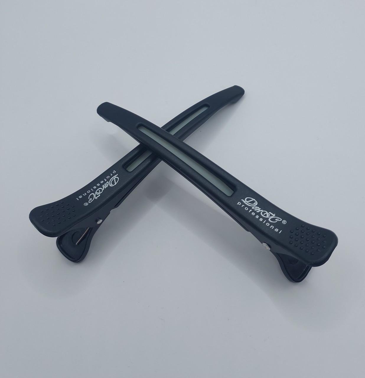 Затискач Качечка з гумкою для волосся ДенІС professional пластик 110 мм Чорний (1453071867) - фото 8 Затискач Качечка з гумкою для волосся ДенІС professional пластик 110 мм Чорний (1453071867) - фото 8