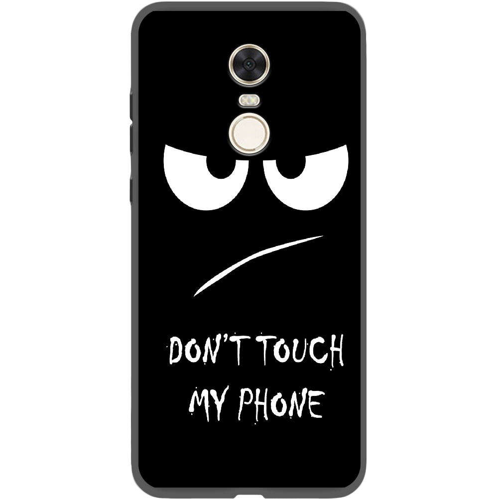 Чохол BoxFace Xiaomi Redmi 5 Plus Don't Touch my Phone Чорний силікон (32522-up535-34772)