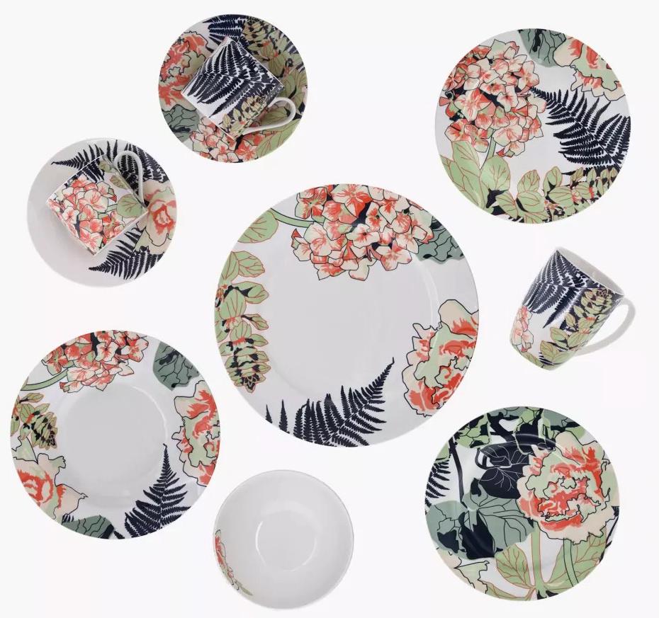 Тарелка десертная фарфоровая DUKA IDUNN 20,8 см принт (1218132) - фото 2 Тарелка десертная фарфоровая DUKA IDUNN 20,8 см принт (1218132) - фото 2