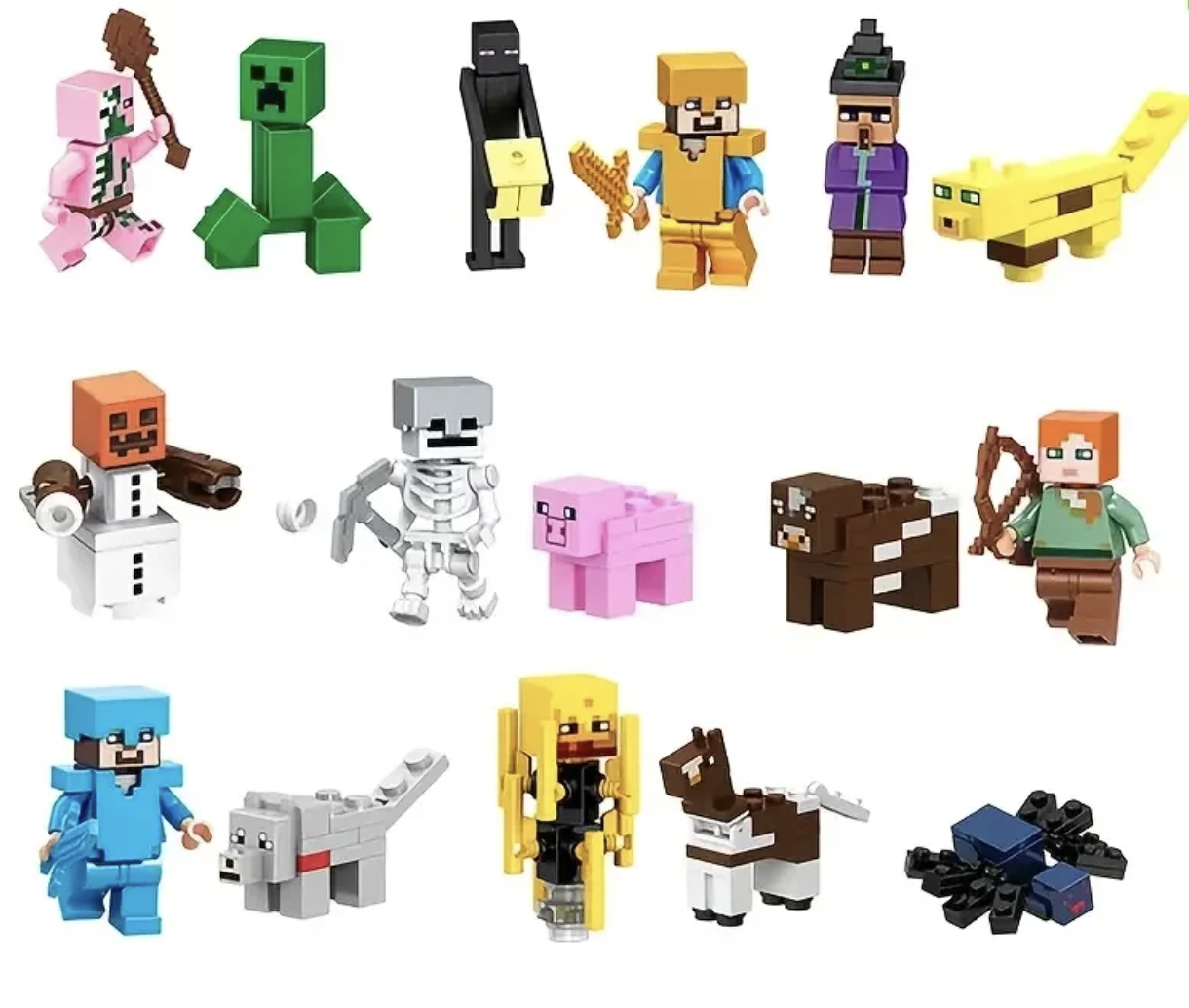 Конструктор My World 205 деталей 16 персонажів (SJ82006) - фото 3 Конструктор My World 205 деталей 16 персонажів (SJ82006) - фото 3