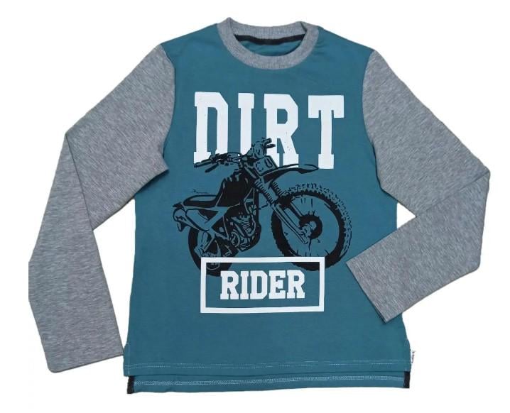 Кофта на мальчика Robinzone КФ 386 152 см Бирюзовый/Серый