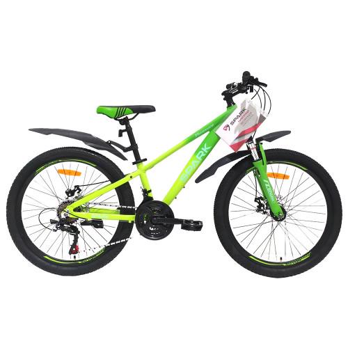 Велосипед Spark PLEASURE колеса 24"/алюминиевая рама 11" Салатово-зеленый (26351929)
