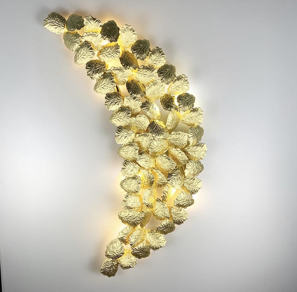 Настенный светильник в форме удлиненного листа тип А (WB 5041-А)