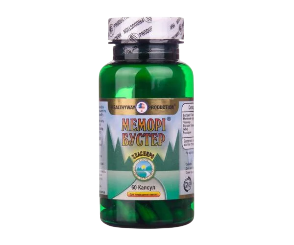 Американський бад Меморі бустер №60 Healthyway Production