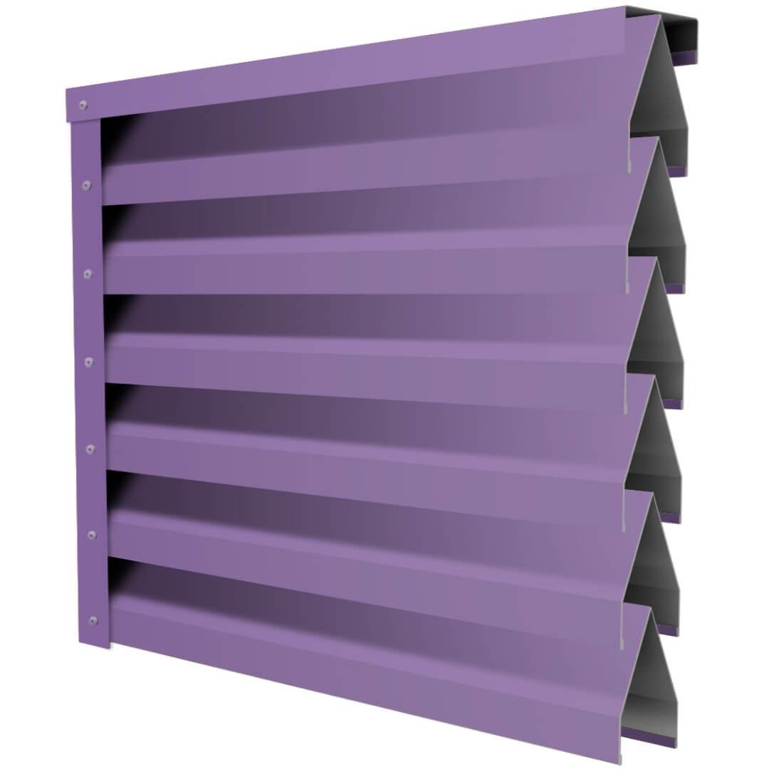 Ламель для ограждения SIMBUD Реснички Сереневый (28265984)