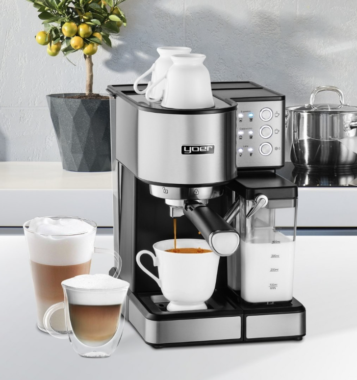Кавомашина Yoer Lattimo EMF01S (69994) - фото 3 Кавомашина Yoer Lattimo EMF01S (69994) - фото 3