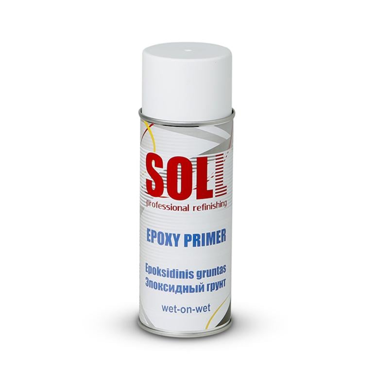 Грунт эпоксидный аэрозоль SOLL Epoxy Primer 1K 0,4 л Белый (000032326)