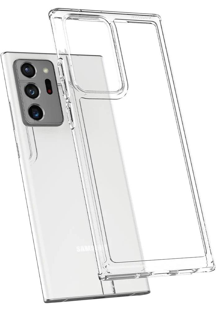 Чехол прозрачный противоударный Spigen Ultra Hybrid для Samsung Galaxy Note 20 Ultra (6.9") Crystal Clear - фото 9