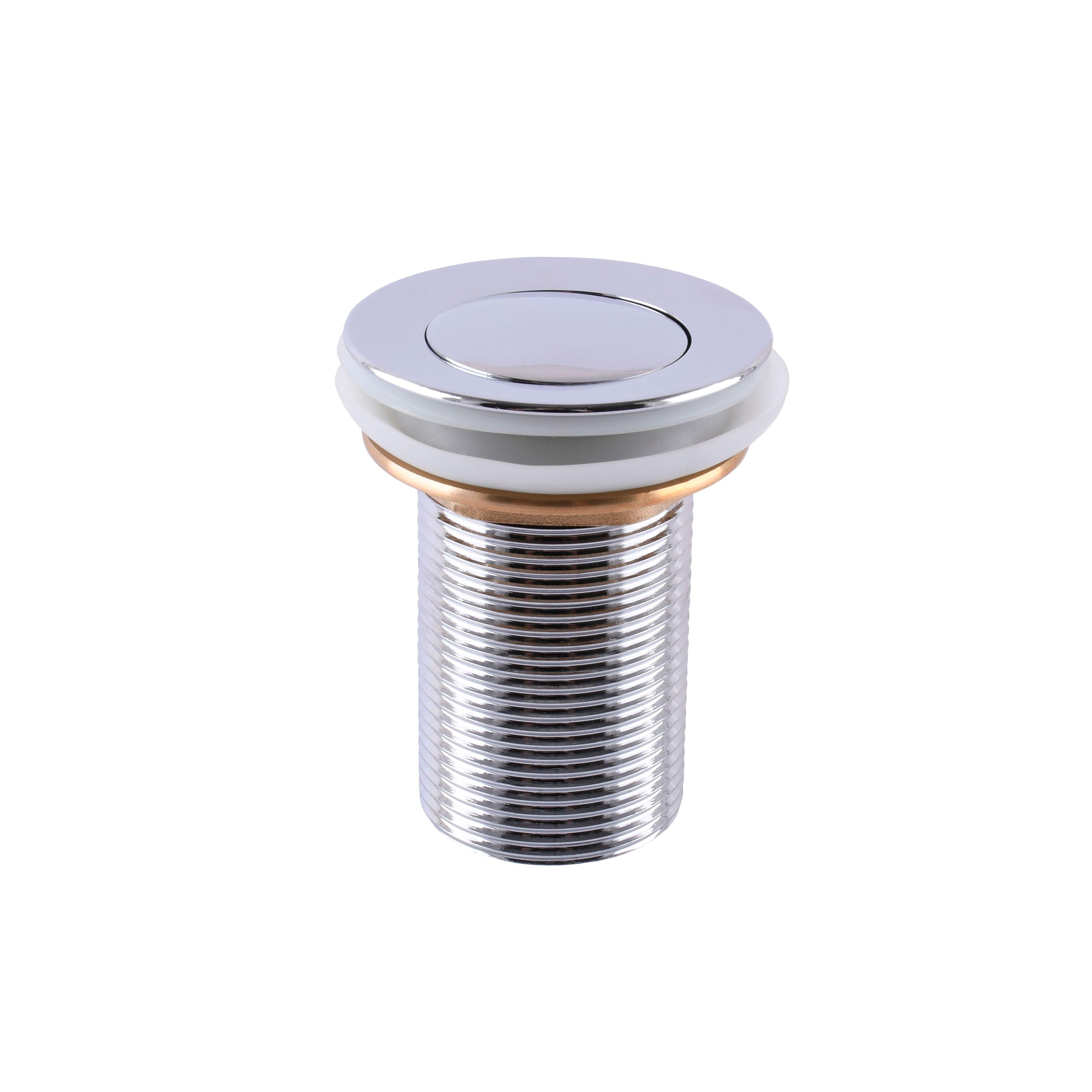 Донний клапан натискний для раковини Globus Lux HG-053B 000020799 без переливу Хром (107947) - фото 5