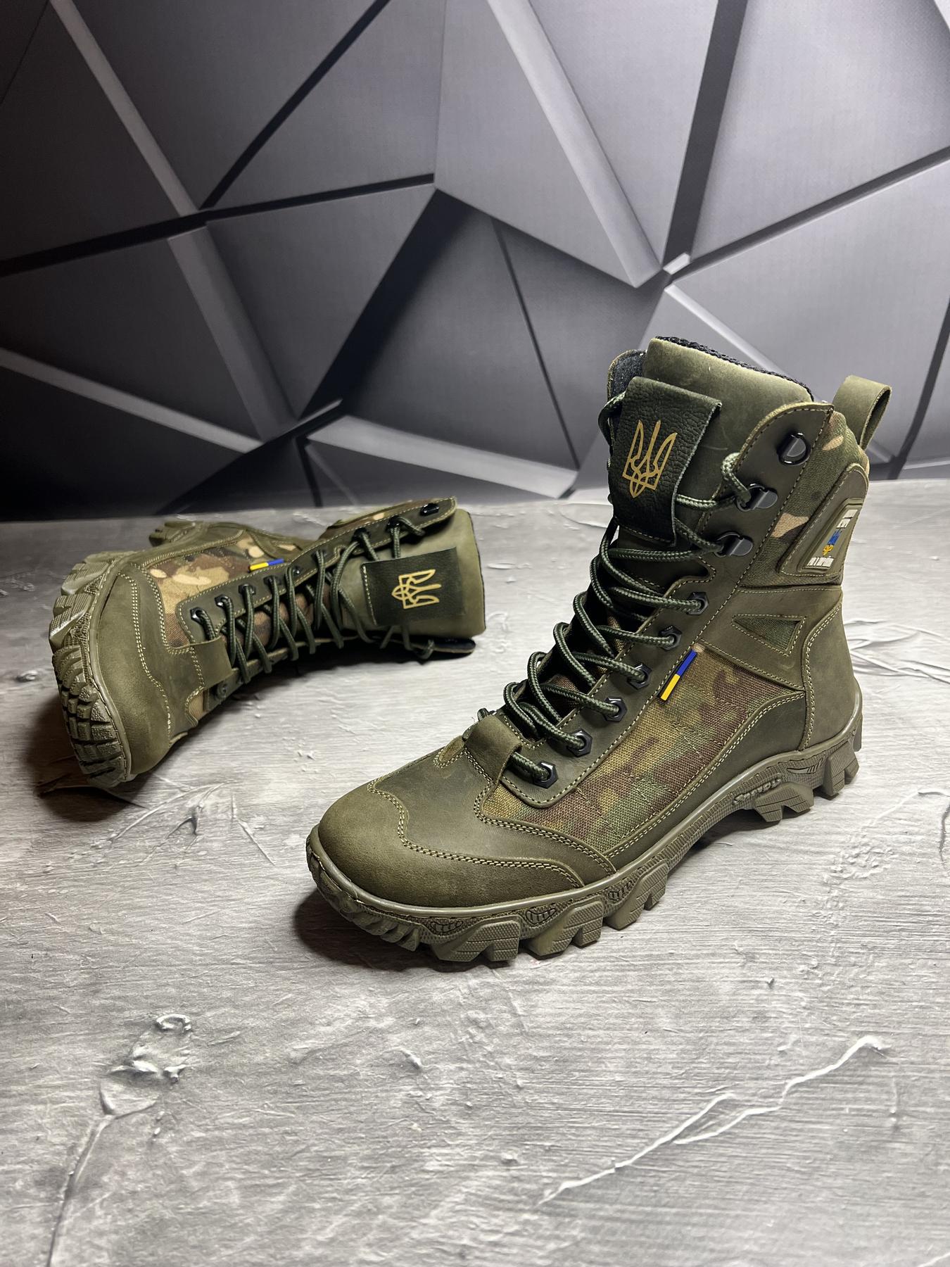 Берці чоловічі демісезонні р. 41 Хакі/Мультикам - фото 4 Берці чоловічі демісезонні р. 41 Хакі/Мультикам - фото 4