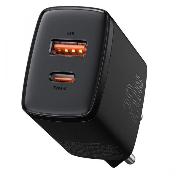 Зарядний пристрій мережевий BASEUS Super Si Quick Charger 25W EU Black (CCSP020101)