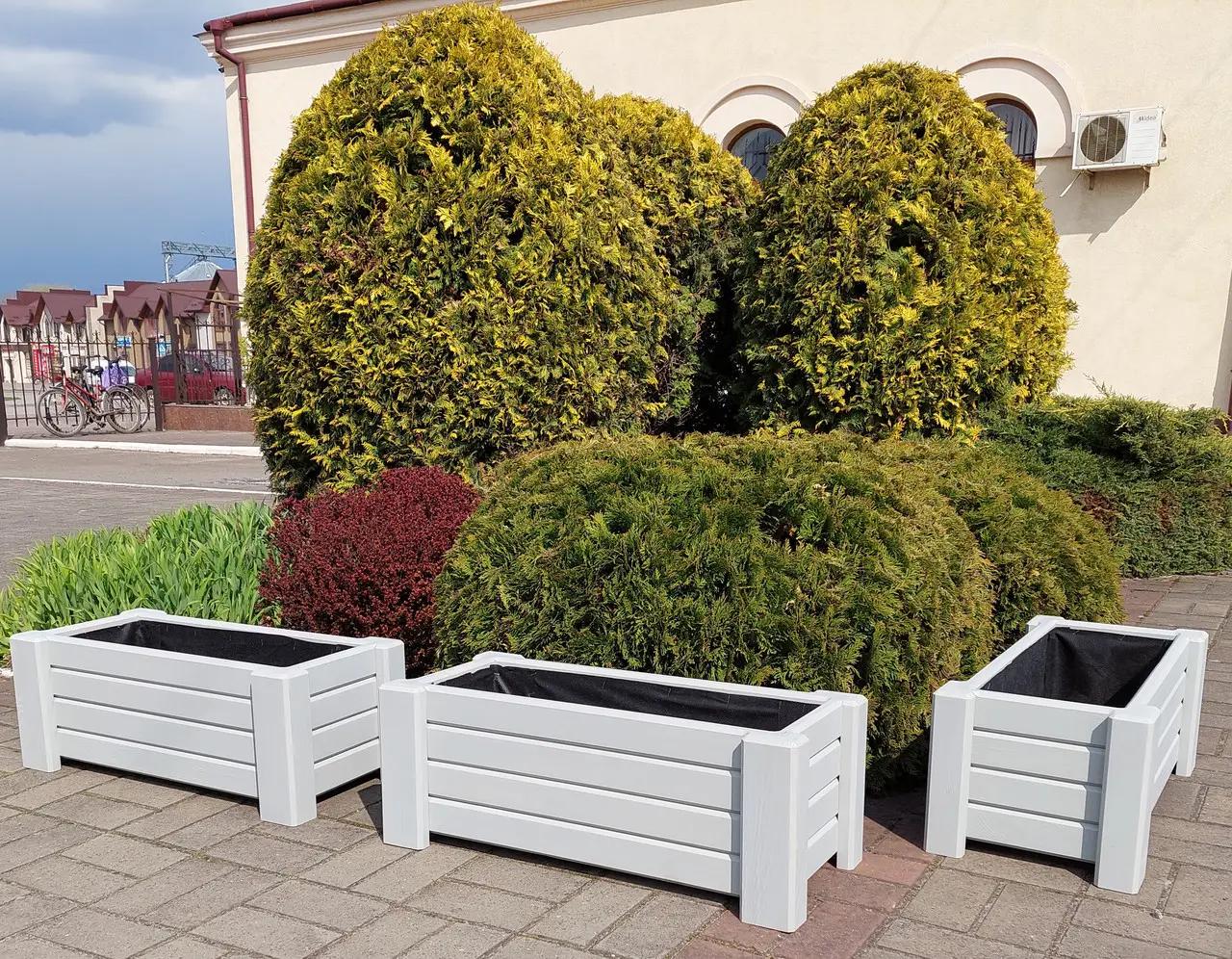 Кашпо для террас XRMASTER Millenium Белый (0000633) - фото 2