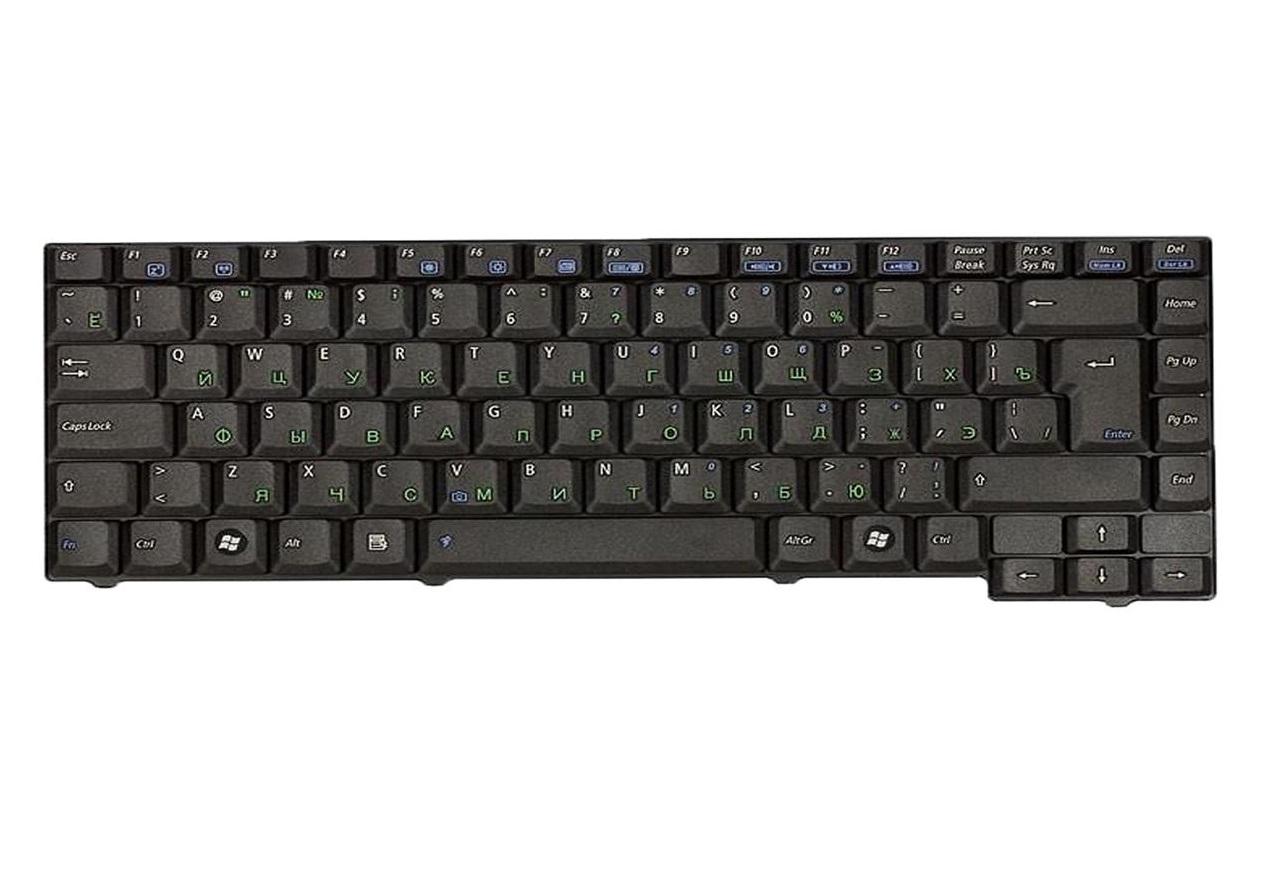 Клавиатура для ноутбука Asus N10 N10 матовая (04GN9V1KRU13)
