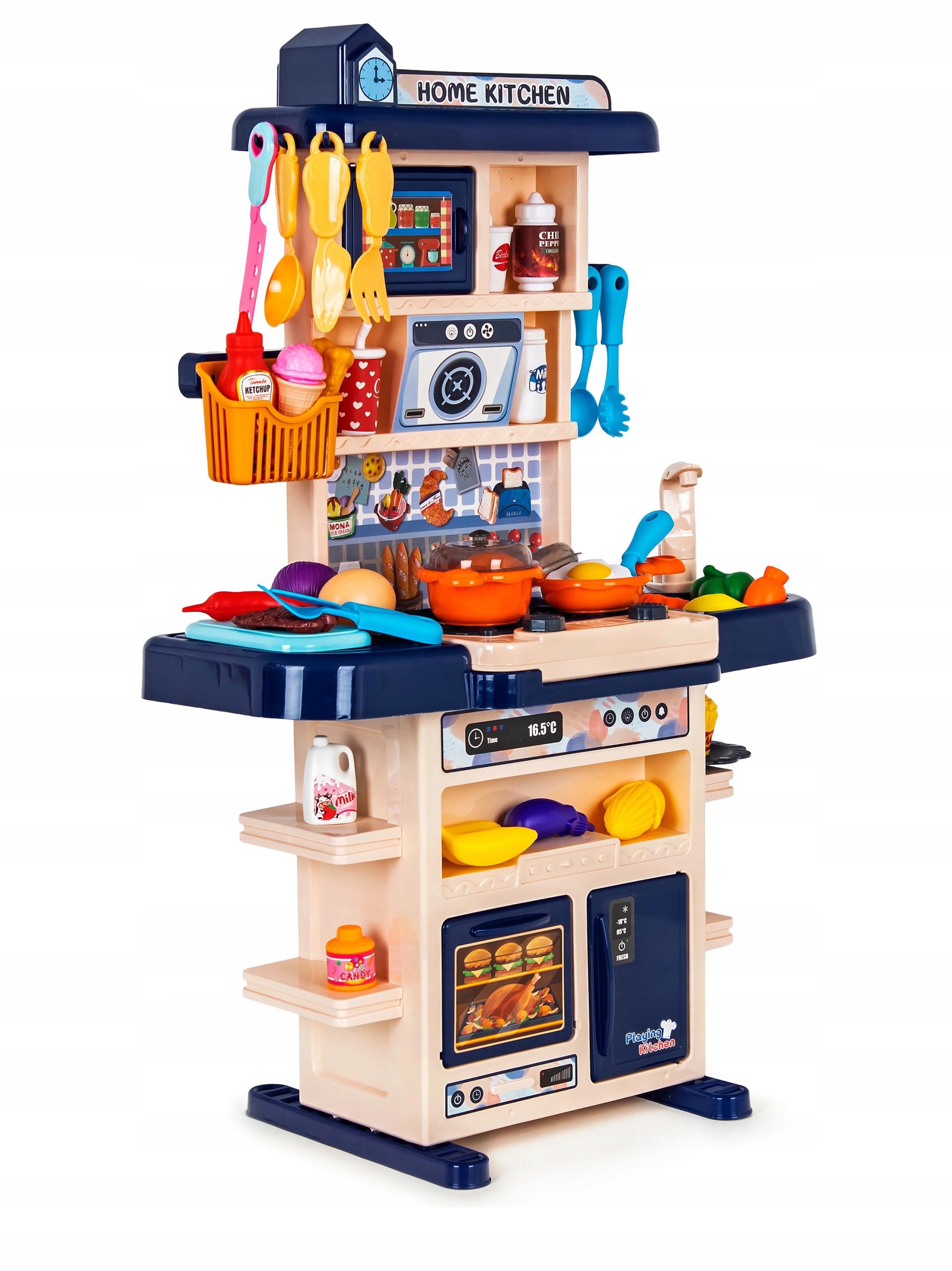 Детская кухня пластиковая Lolly Kids LK421 с эффектами и аксессуарами (9680)