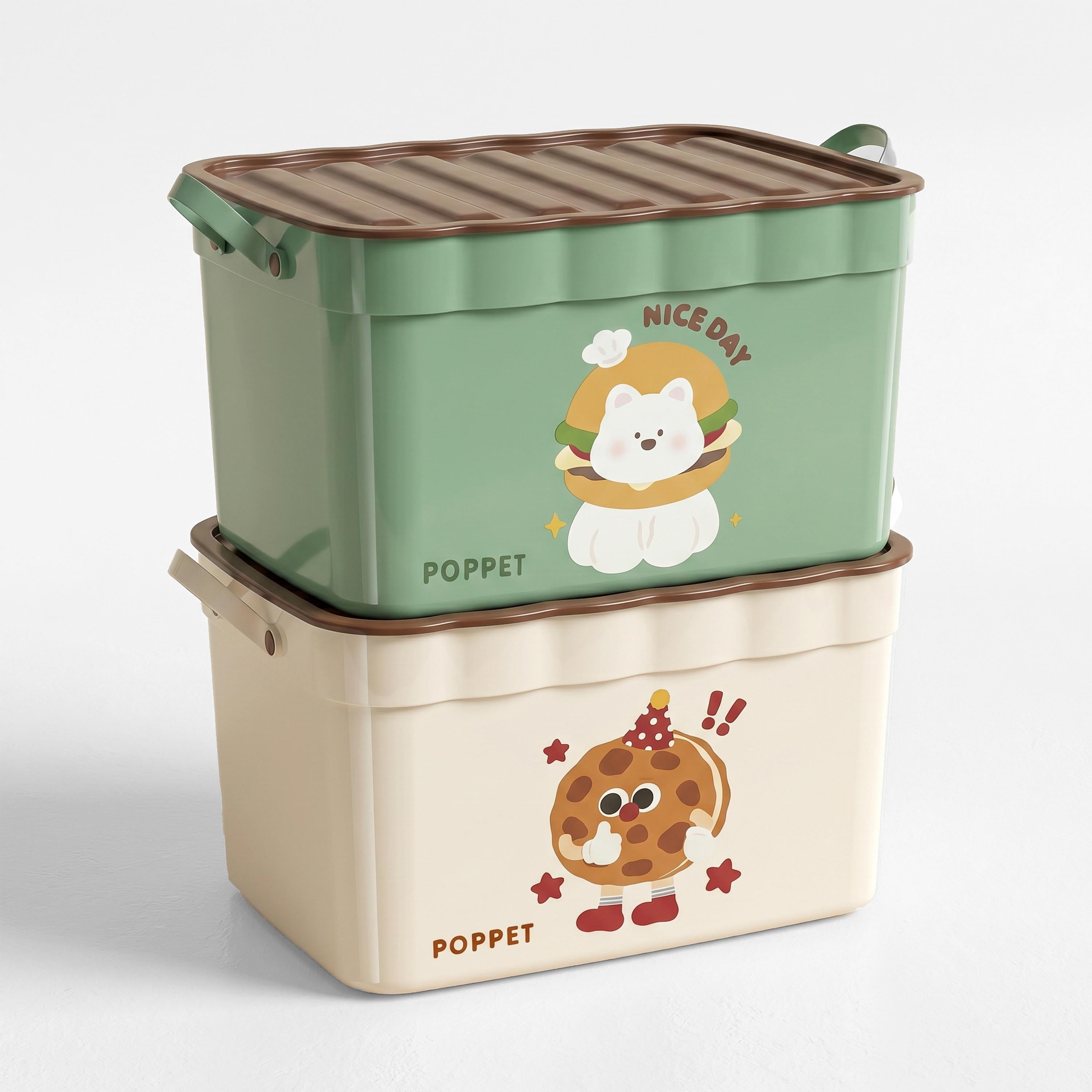 Комплект ящиков для хранения игрушек Poppet Хэппи Дэй (PP-009-MW-L)