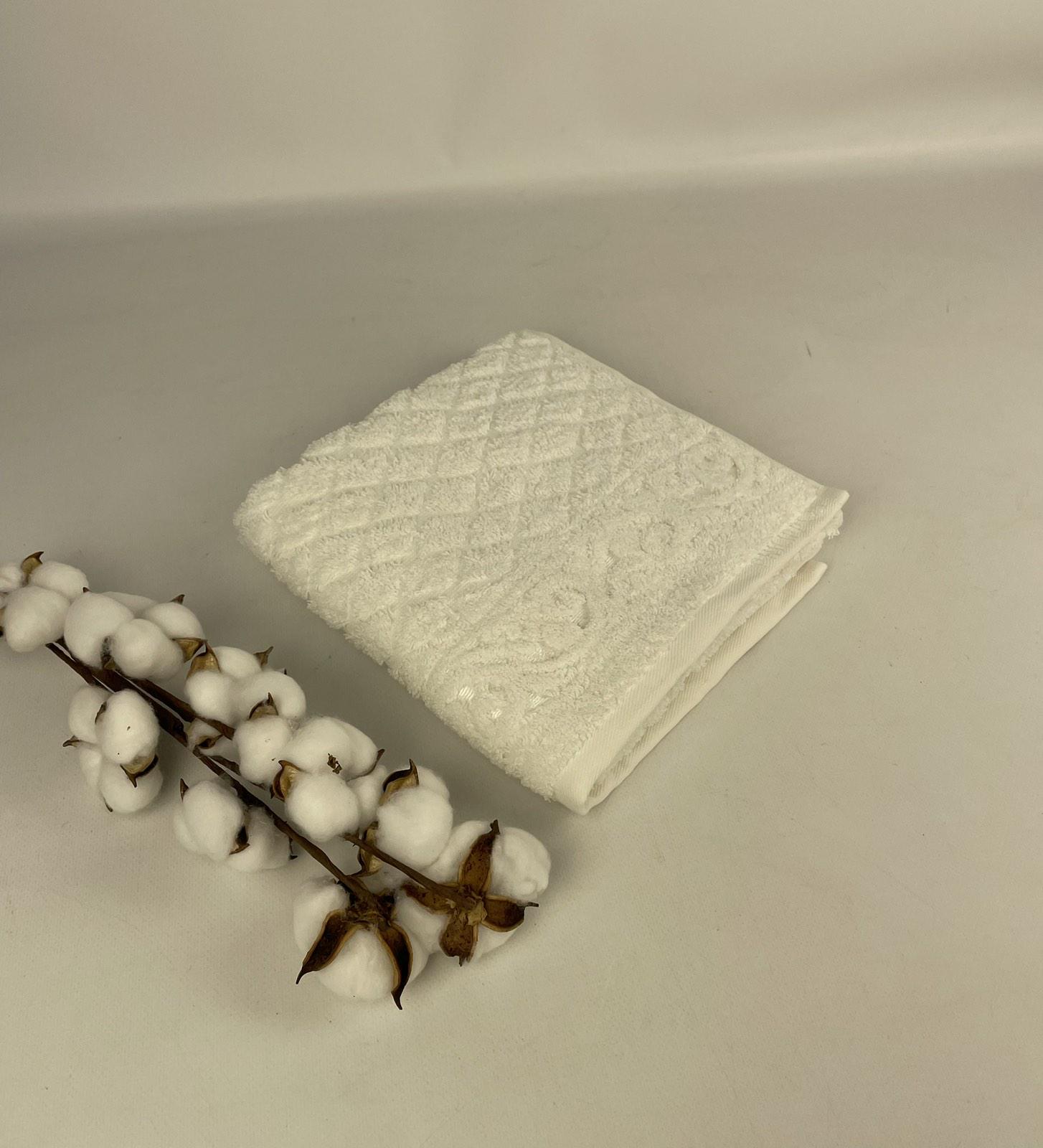 Полотенце Philippus Delux Cotton Ibiza Е963 50х90 см Молочный (CN37287)