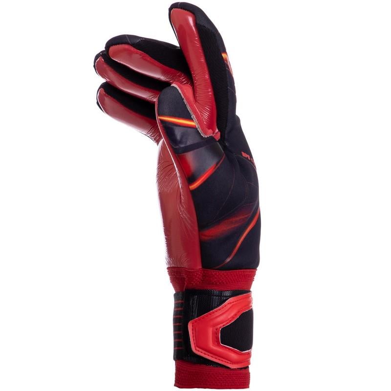 Перчатки вратарские Zelart SOCCERMAX GK-016 р. 10 Красный/Черный (DR007787) - фото 3