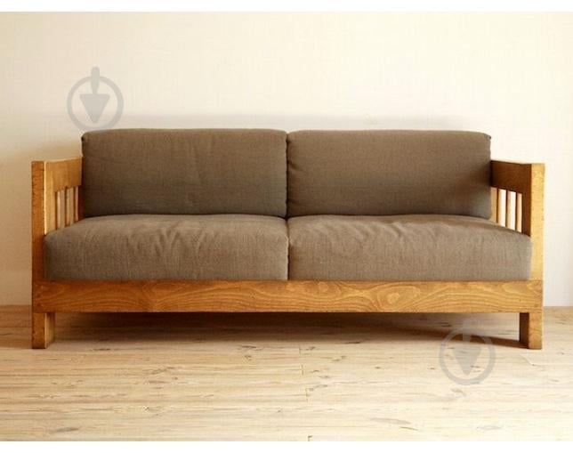 Диван мягкий деревянный JecksonLoft Земас Серый 220 см 0211 Диван мягкий деревянный JecksonLoft Земас Серый 220 см 0211