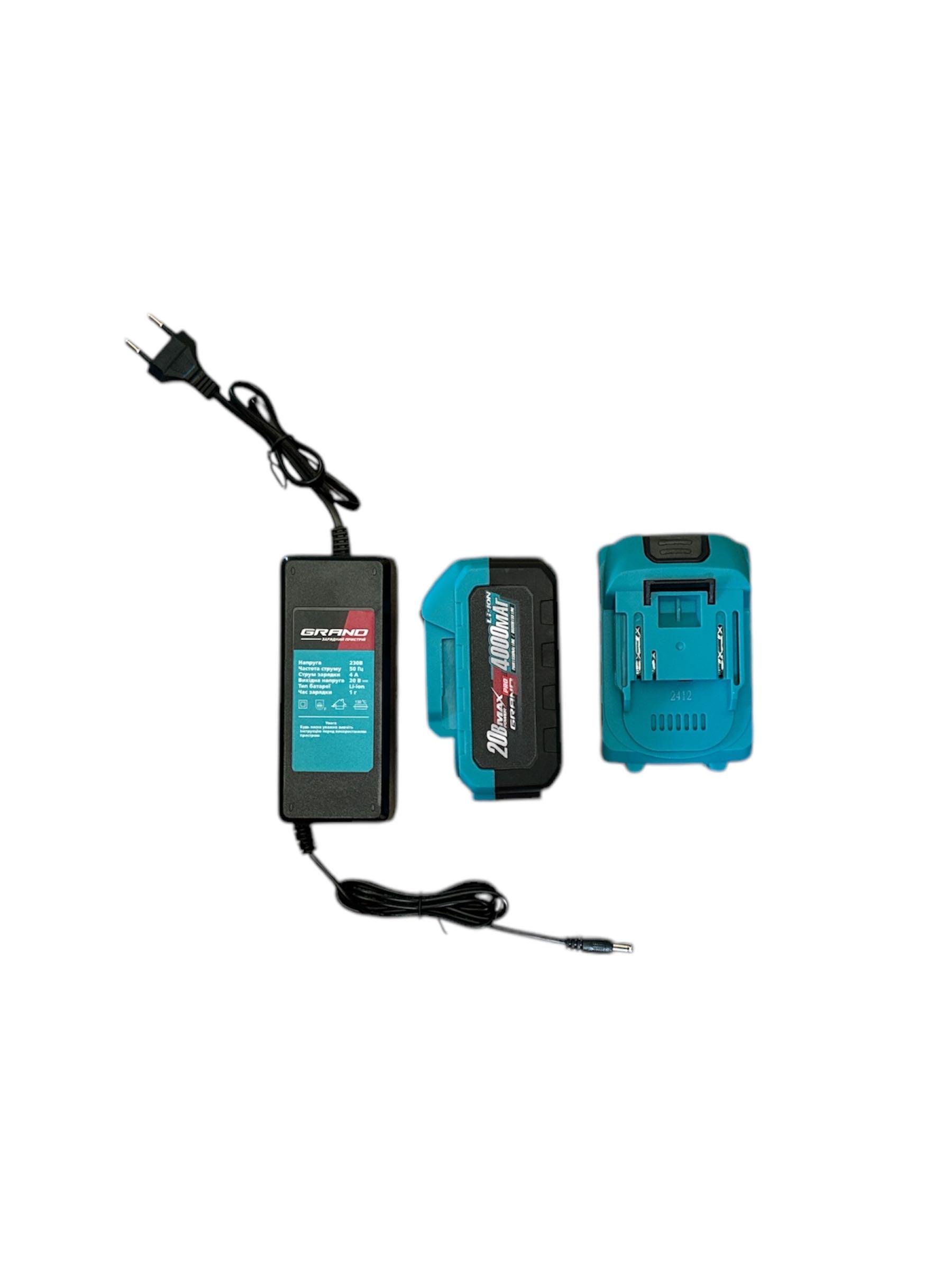 Електрокоса акумуляторна Grand АТГ-20 без акумулятора та зарядного пристрою (26160659) - фото 4 Електрокоса акумуляторна Grand АТГ-20 без акумулятора та зарядного пристрою (26160659) - фото 4