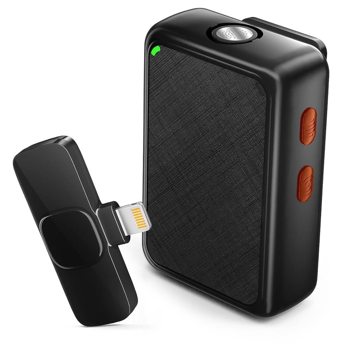 Микрофон беспроводной петличный Savetek P38 Lightning радио для iPhone/iPad 20 м