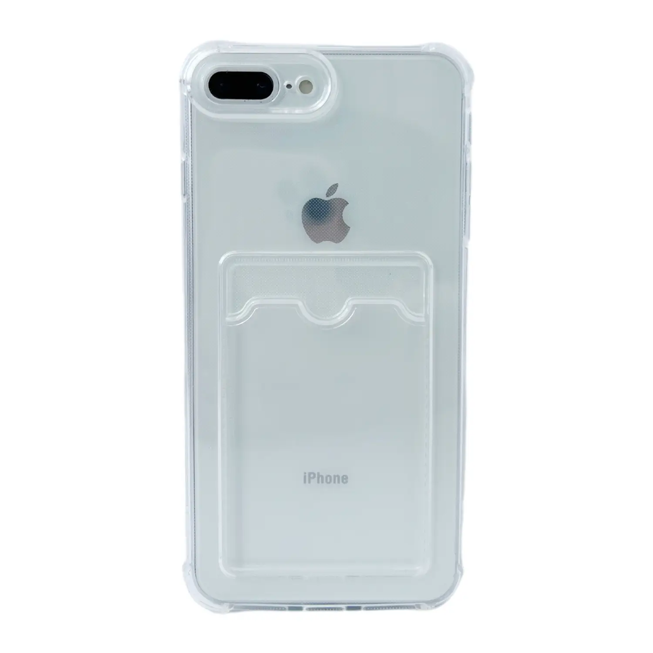 Прозрачный чехол Pocket Case для iPhone 7 Plus/8 Plus с карманом для карт