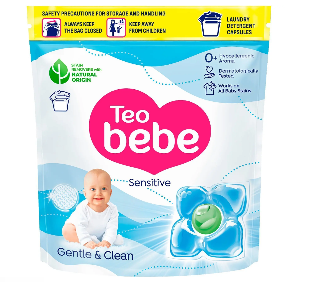 Капсули для прання Teo Bebe для дитячих речей (3800024045783)