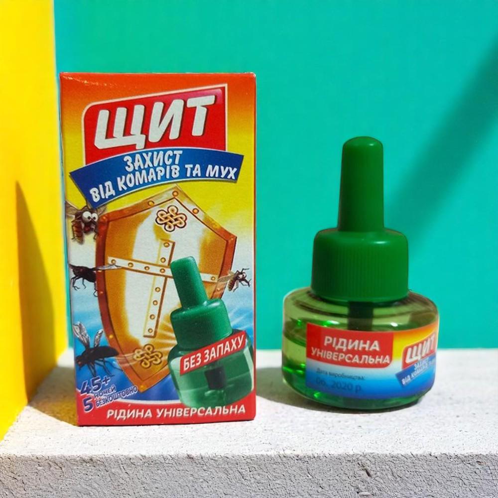 Жидкость для фумигатора от комаров Щит 45+5 ночей 27 мл Красный - фото 3