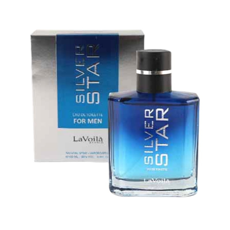 Туалетная вода мужская TRI Fragrances SILVER STAR 100 мл (24508655)