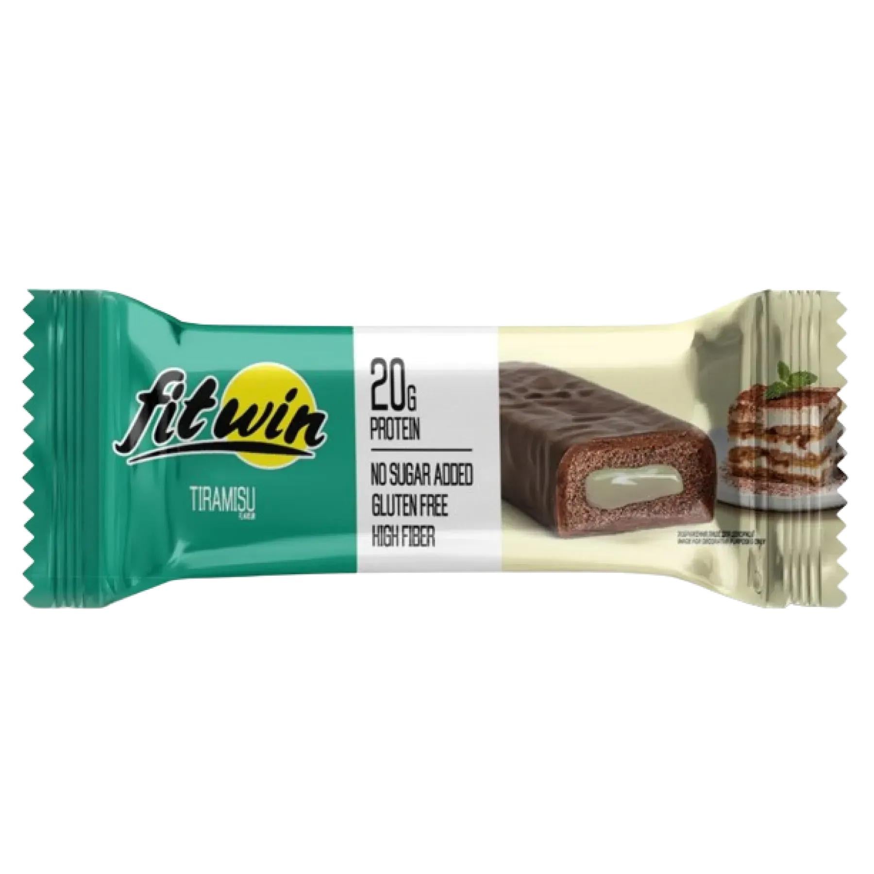 Протеиновый батончик FitWin с начинкой без сахара 60 г Tiramisu (WIN-004)