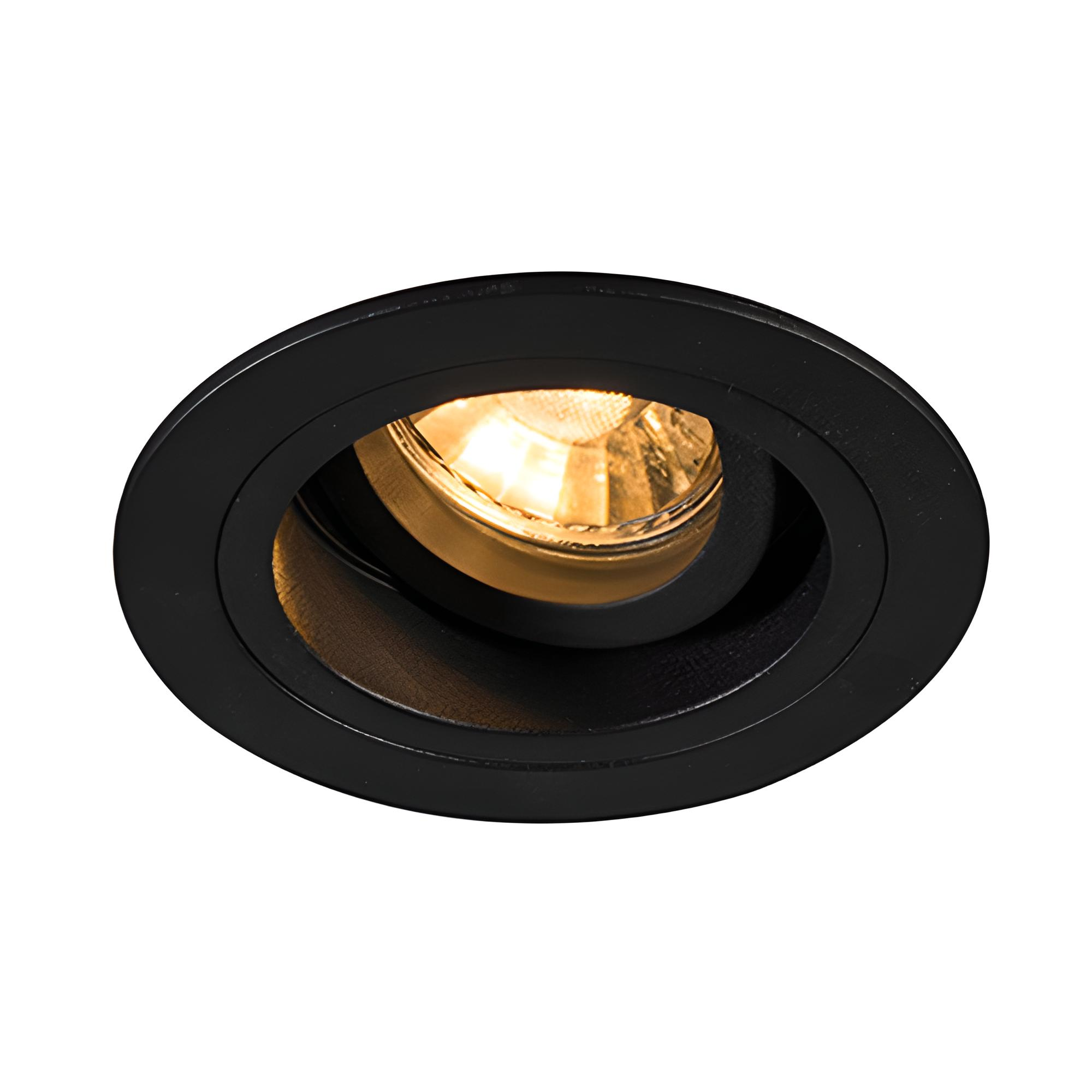Точечный светильник CHUCK DL ROUND Black (92700)