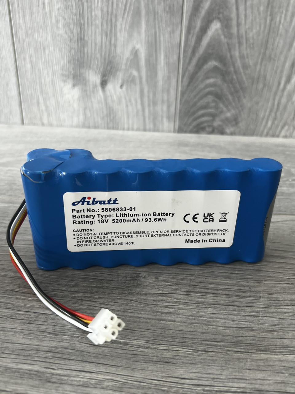 Акумулятор Aibatt для газонокосарки Husqvarna Automower літій-іонний 18V 5200mAh 93,6Wh - фото 6 Акумулятор Aibatt для газонокосарки Husqvarna Automower літій-іонний 18V 5200mAh 93,6Wh - фото 6