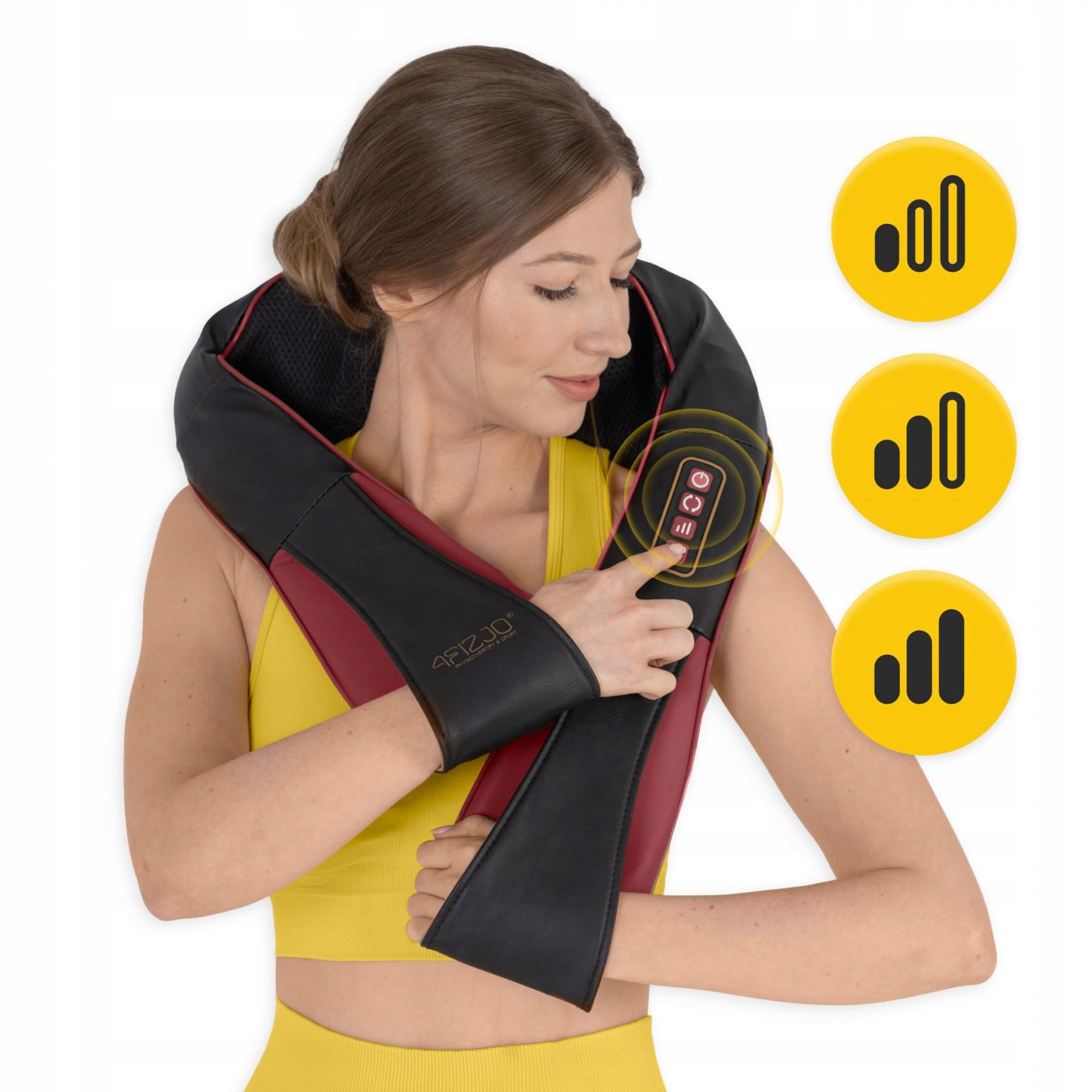 Масажер 4fizjo Shiatsu Pro+ для шиї та спини Black/Red (4FJ0565) - фото 11