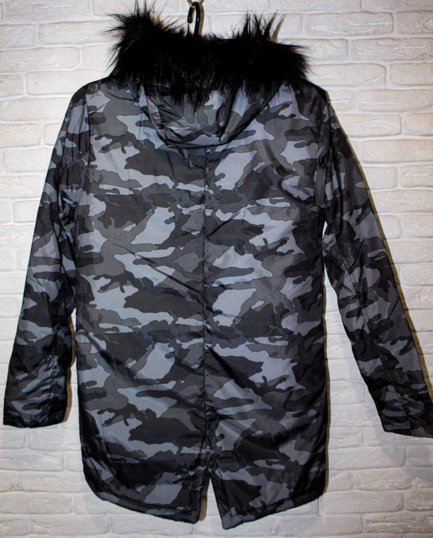 Парка 10-008 XXL Серый (1785) - фото 2