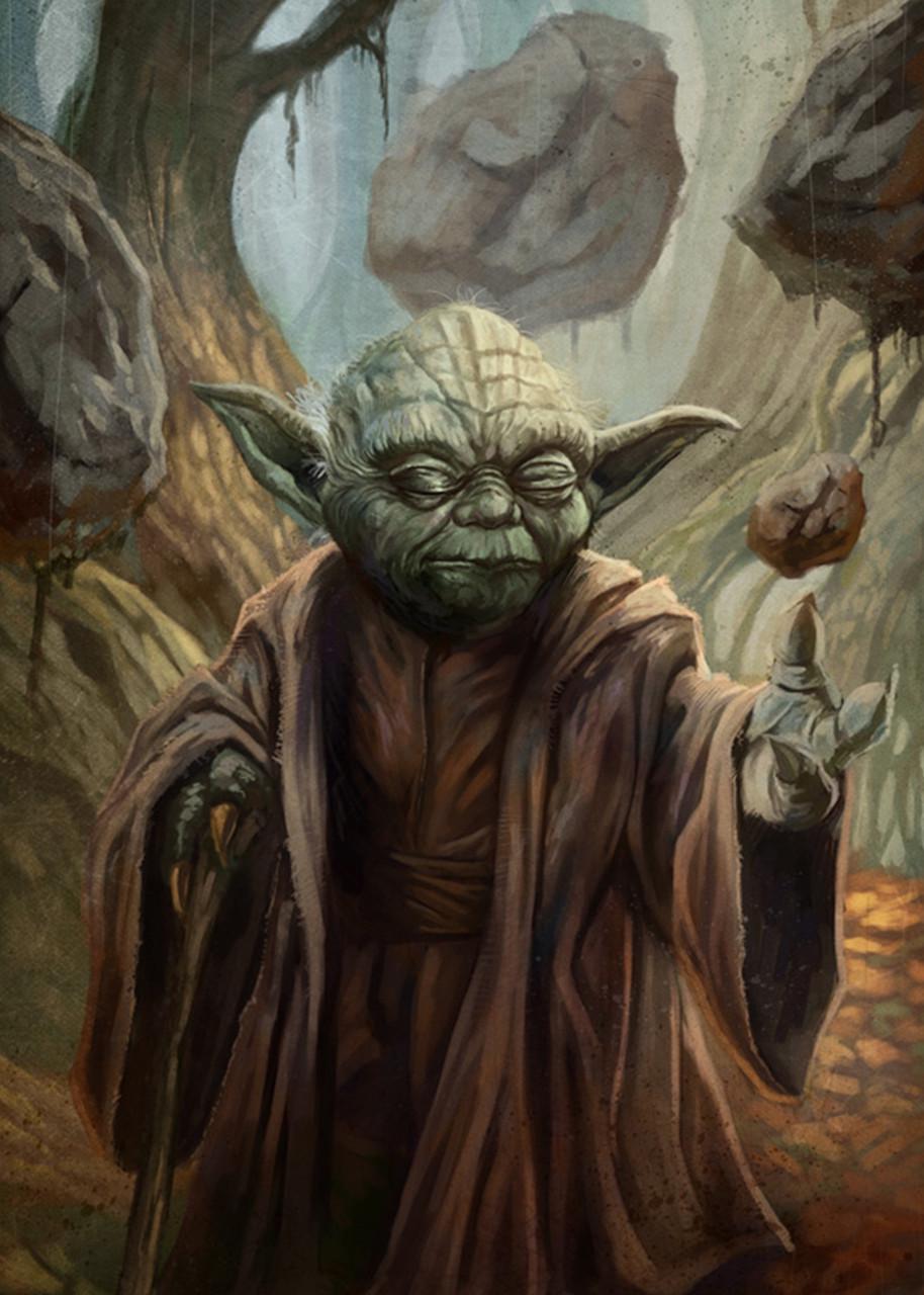 Картина GeekLand Star Wars Yoda 40х60 см (SW.09.009)