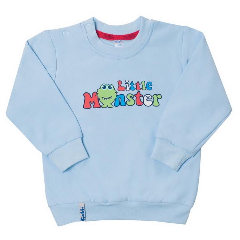 Свитер детский для мальчика Gabbi DG-04-18 Монстрики 74 см Голубой (11407)